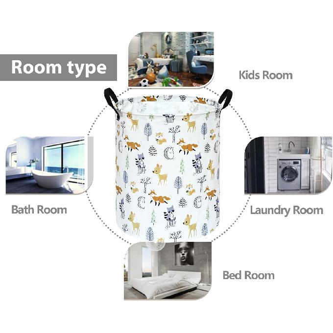 Round Laundry Basket Storage B Nursery Hamper Gift Baskets for Home,Office,Home Decor