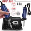 BBT-580 Automatic Vacuum Desoldering Pump AC 110V/220V Automatic Desoldering Machine 30W Portable with 3 Suction Tip Repair Tool