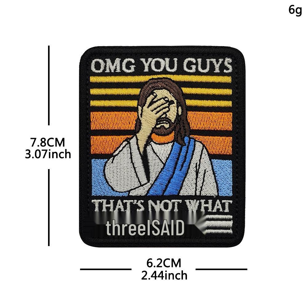 

DIY Devilish Expression Embroidery Patches: Prank Literature & Decor for Bags