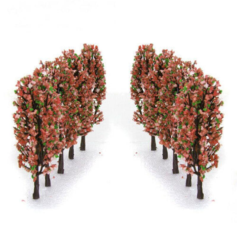 10Pcs Z Gauge 1/200 Flower Beds Plant Model Set for Sandtable Scenery Decor 10Pcs Z Gauge 1/200 Flower Beds Plant Model Set for Sandtable Scenery Decor