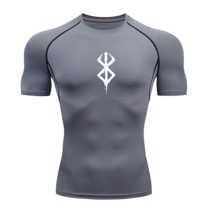Men's 2026 European Size Trendy Quick-Dry Sports Top for Climbing & Running