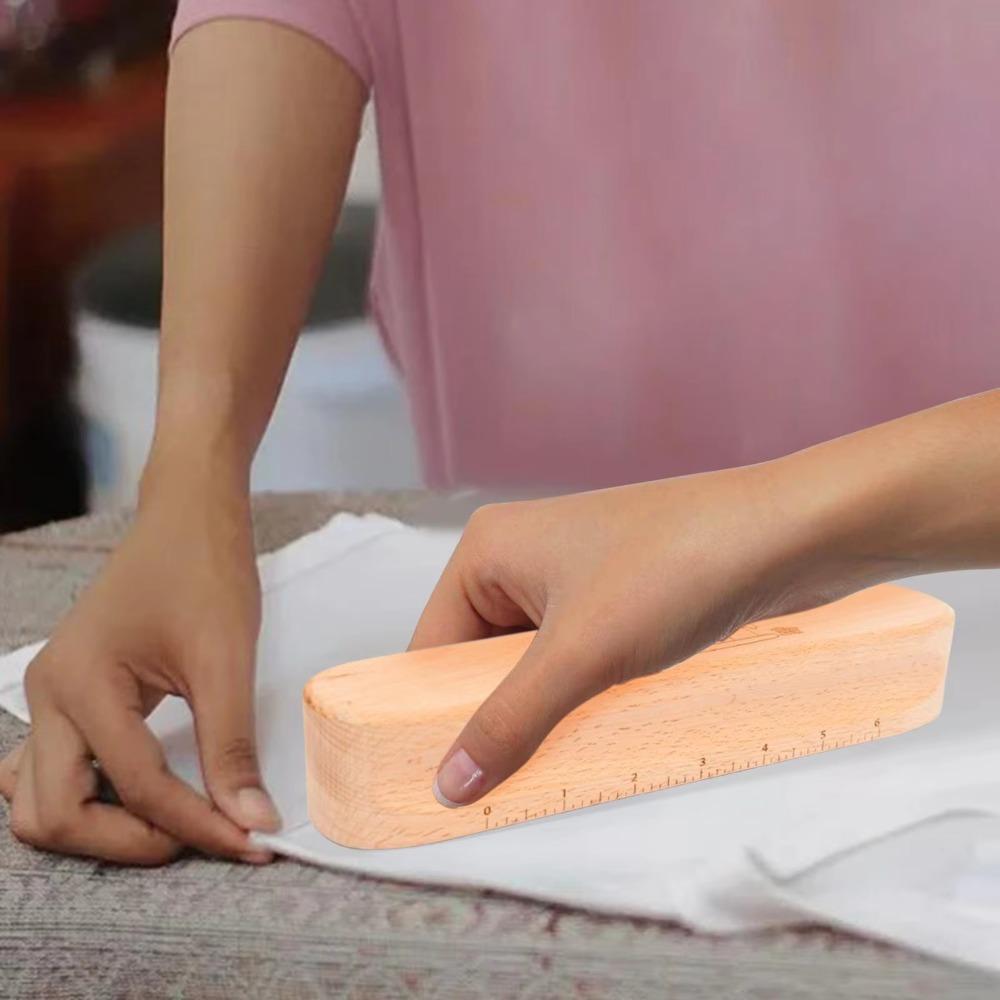 Professional Press Quilting Tool Wood Pressing Pad High Quality Wooden Seam Roller  Flattening Tool