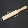 Double Sided Leather Strop, Leather Paddle Honing Strop with Ergonomic Handle