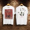 90s Retro The Cure Band T-Shirt, Classic Retro Concert Style Pure Cotton Couple Shirt Casual Streetwear for All Seasons