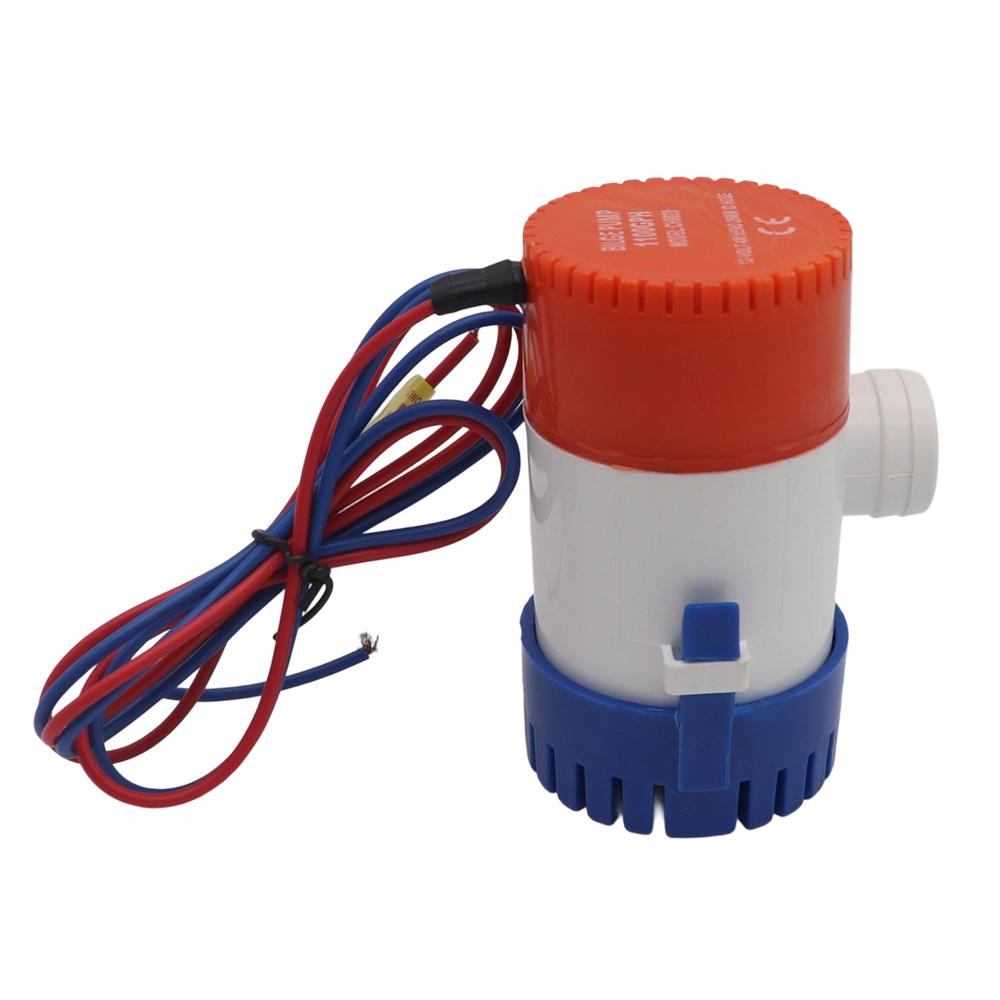 12V 1100Gph Bilge Pump Drain Kit Water Pump With Drain Fittings