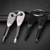 New Camping Portable Mini Screwdriver Outdoor EDC Small Tools Cross and Square Combination Emer