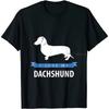 Dachshund Shirt Retro Vintage Cool Wiener Dog Mom Dad Weenie Mama Funny Gift for Puppy Pet Lover Owner Womens Mens T-Shirt
