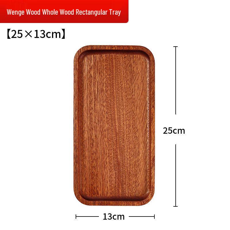 Wenge Wood Retro Rectangular Serving Tray