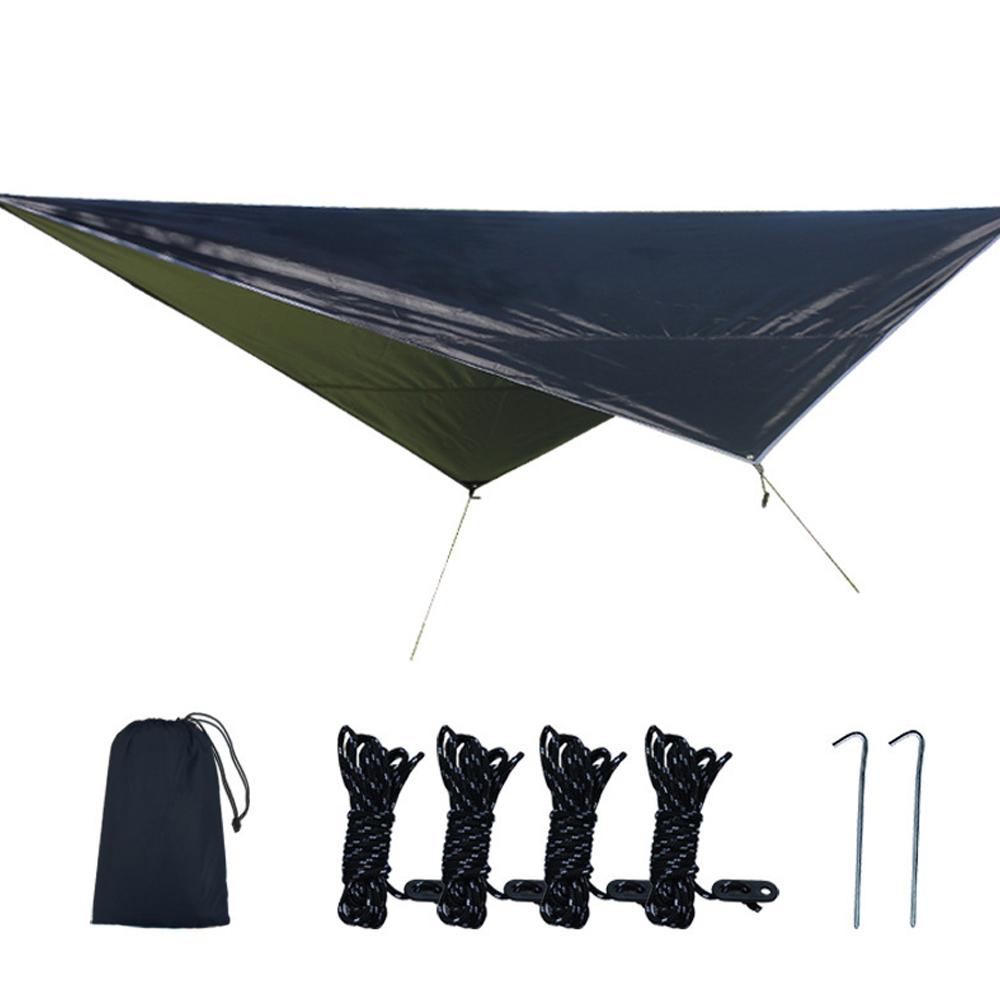 Outdoor Sunscreen Shade Waterproof   Sunshine Shade Sail Oxford Cloth Camping Garden Awning Canopy Waterproof Tarp Tent Shade Ground Mat