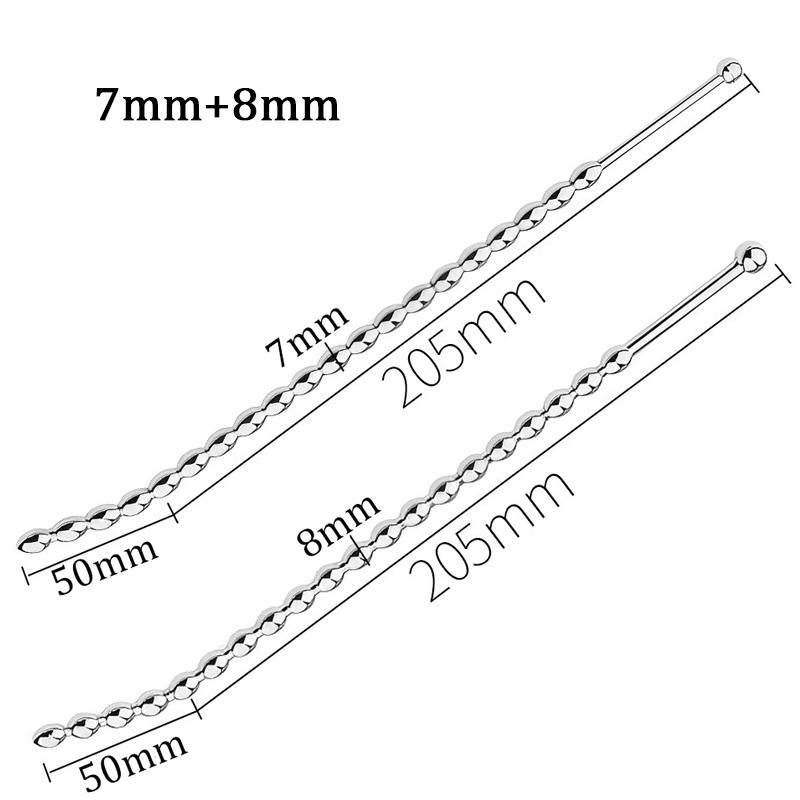 Penis Plug Metal Urethral Dilator Sounding Rod Adult Sex Toys For Men Cock Uretra Dilatation Stainless Steel Urethral Sounds