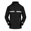 Reflective Fleece-Lined Windproof Rainproof Workwear Jacket with Custom Logo