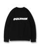 DOLPHIN WAVE APPAREL Dolphin Authentic Logo Sweatshirt Black