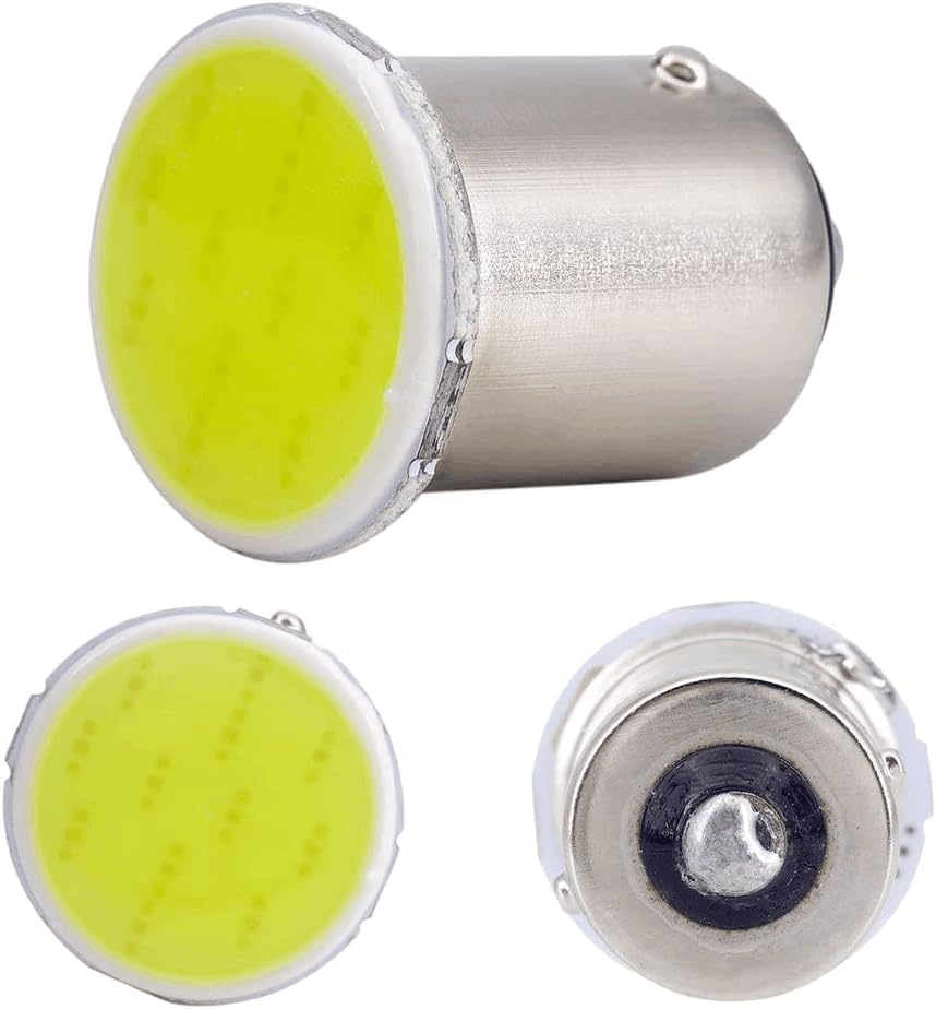 Biqing S25 LED Back Lamp G18 S25 LED Single COB Light White LED S25 Turn Signal Set of 10