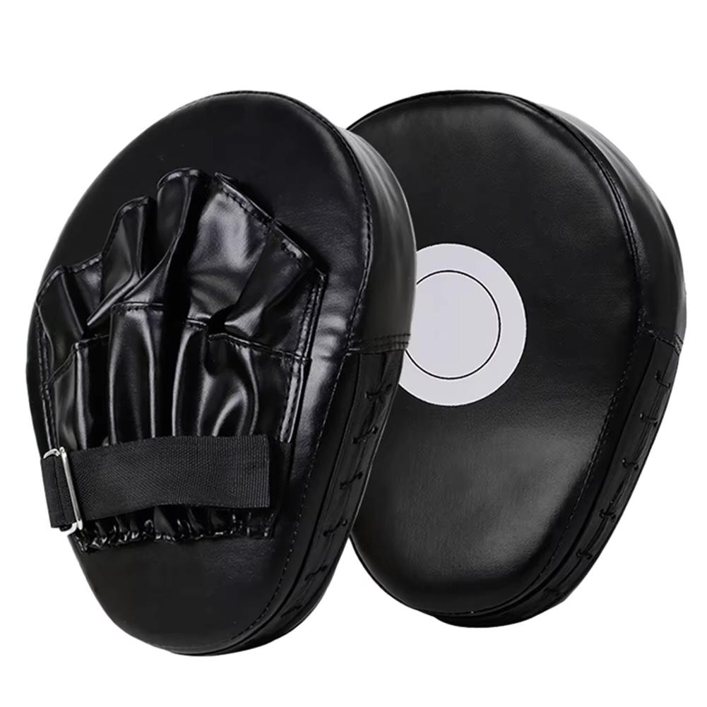 Curved Boxing Muay Thai Hand Target Sanda Training Thickened Earthquake-resistant Curved Baffle PU Leather 5-finger Hand Target