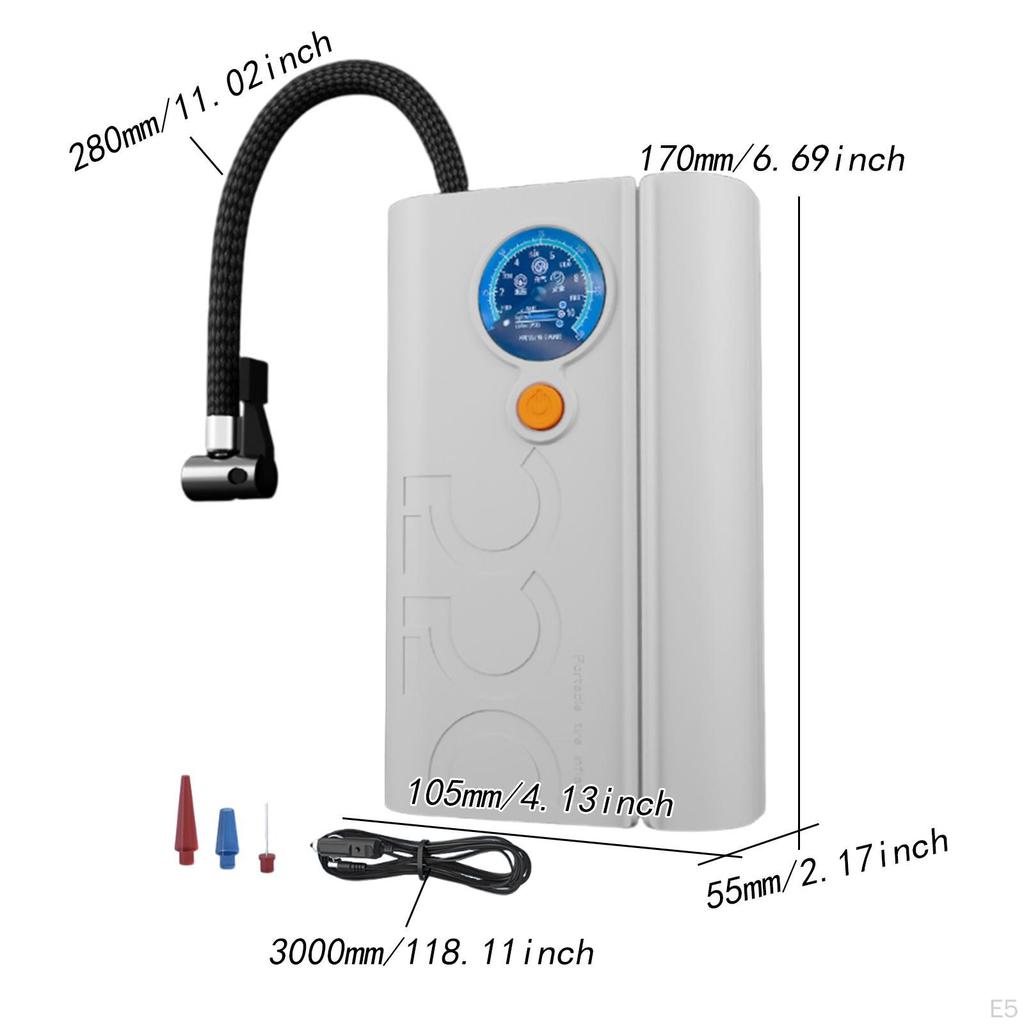 Car Tire Inflator Portable Air Compressors for Bicycles Ball Motorcycle