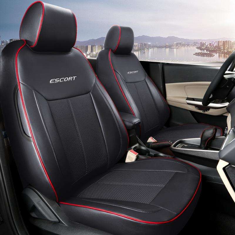 YN Custom Fit Sports Leather Seat Cover for Ford Focus - All-Season Cushion