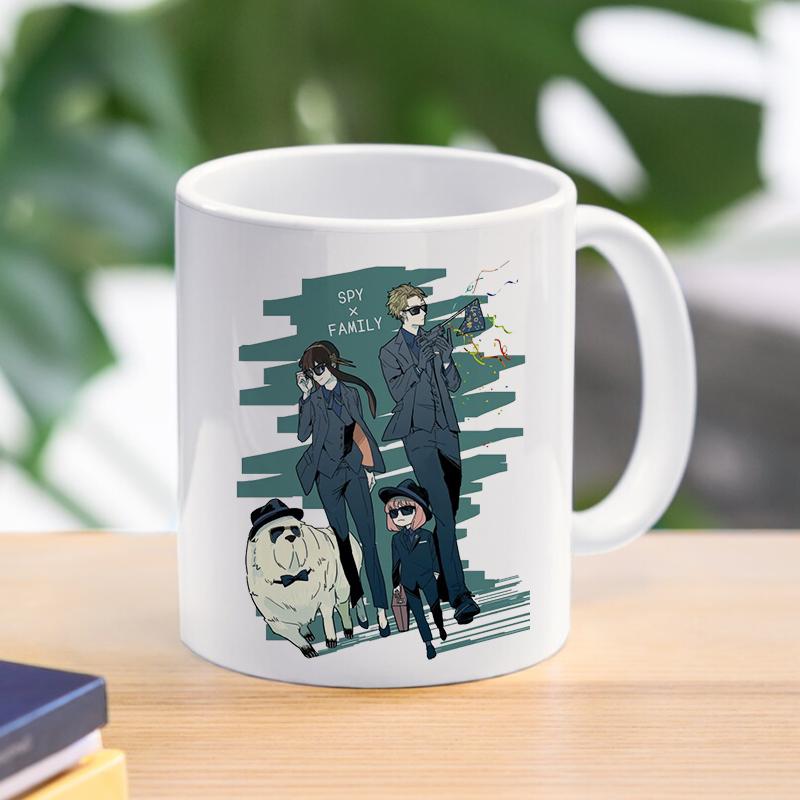 Spy X Family Anya kubek do kawy kubek Loid Yor fałszerz kubki ceramiczne dla dzieci chłopcy herbata kawa z mlekiem naczynia do picia prezent dla przyjaciela