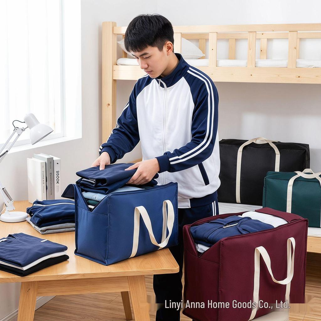 Quilt Storage Handbag: Large, Dustproof, Moisture-Resistant, Thickened Moving Bag for Dorms
