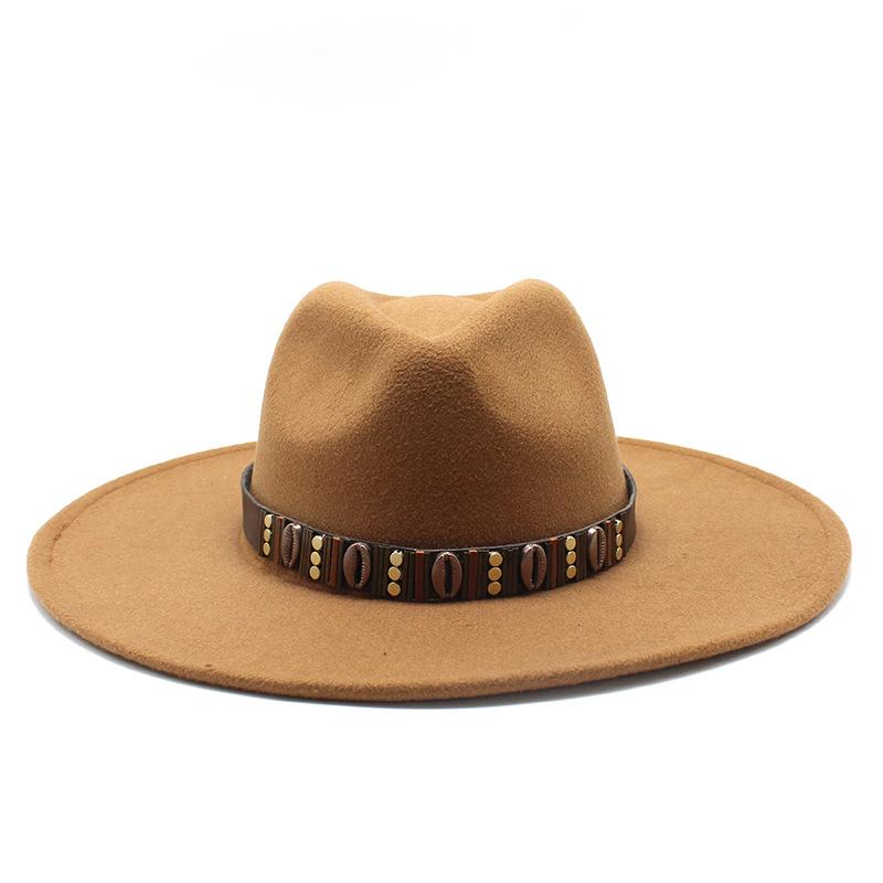 Men'S And Women'S Woolen Top Hats, Jazz Hats