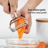 Multi-Functional Stainless Steel Double-Headed Peeler and Grater