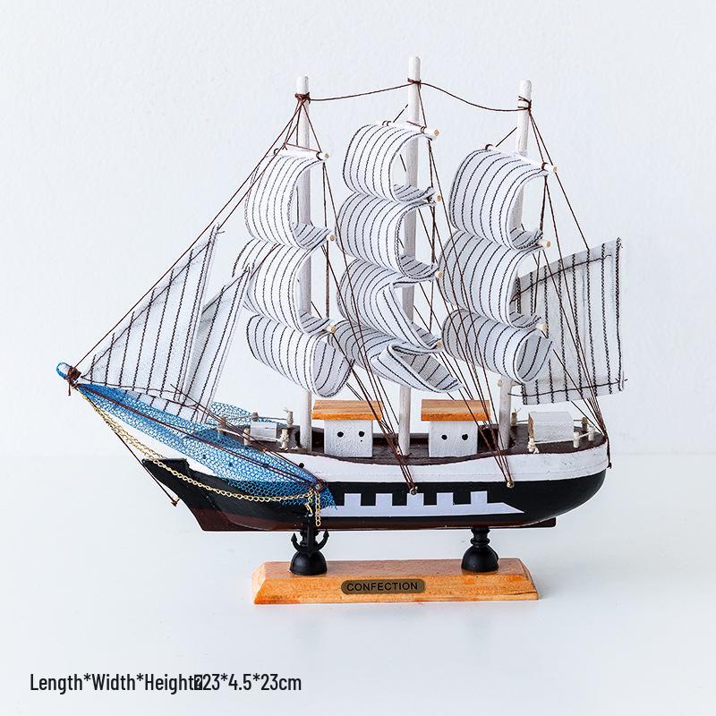 Sailboat Ornament: Creative Home Décor for Living Room, Wine Cabinet, Graduation Gift, or Office Desktop
