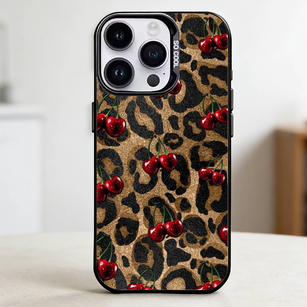 leopard print Phone Case for Color Silver Shell For IPhone 17 16 15 14 13 12 11 Pro Max Plus