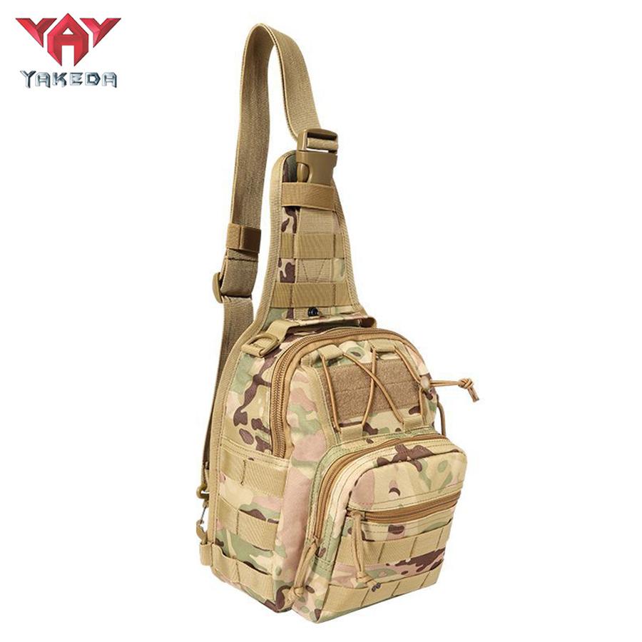 YAKEDA Cycling Bag Camouflage Sports Small Chest Bag,single Shoulder Diagonal Cross Outdoor Training Fishing Bag, Luya Waist Bag