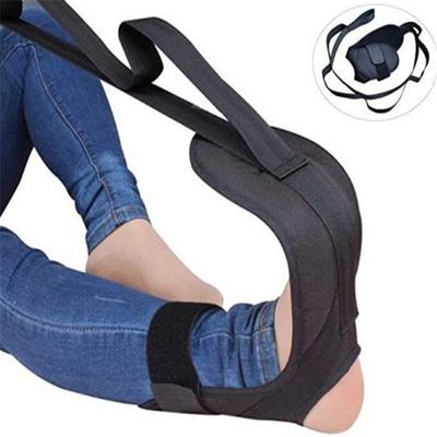 Yoga and Rehabilitation Stretching Strap – Adjustable Belt for Foot, Leg, and Plantar Fasciitis Therapy