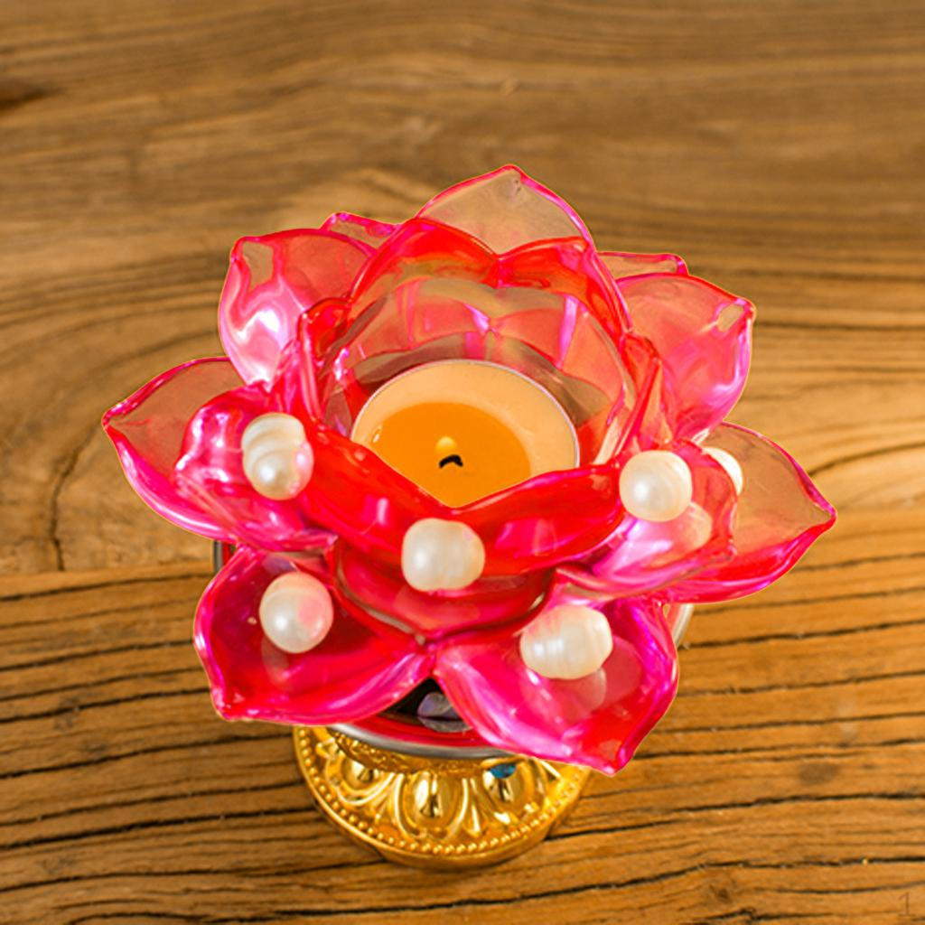 Flower Cut Candle Stand Holder Tea Decorations