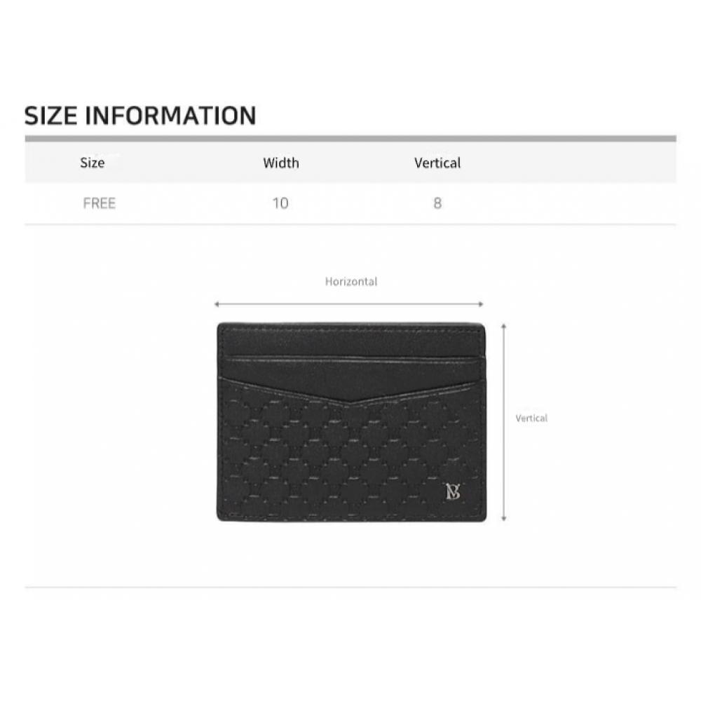 Benovero 2026 Ss Alex Soft Card Wallet Black Bmg1acp5201k1