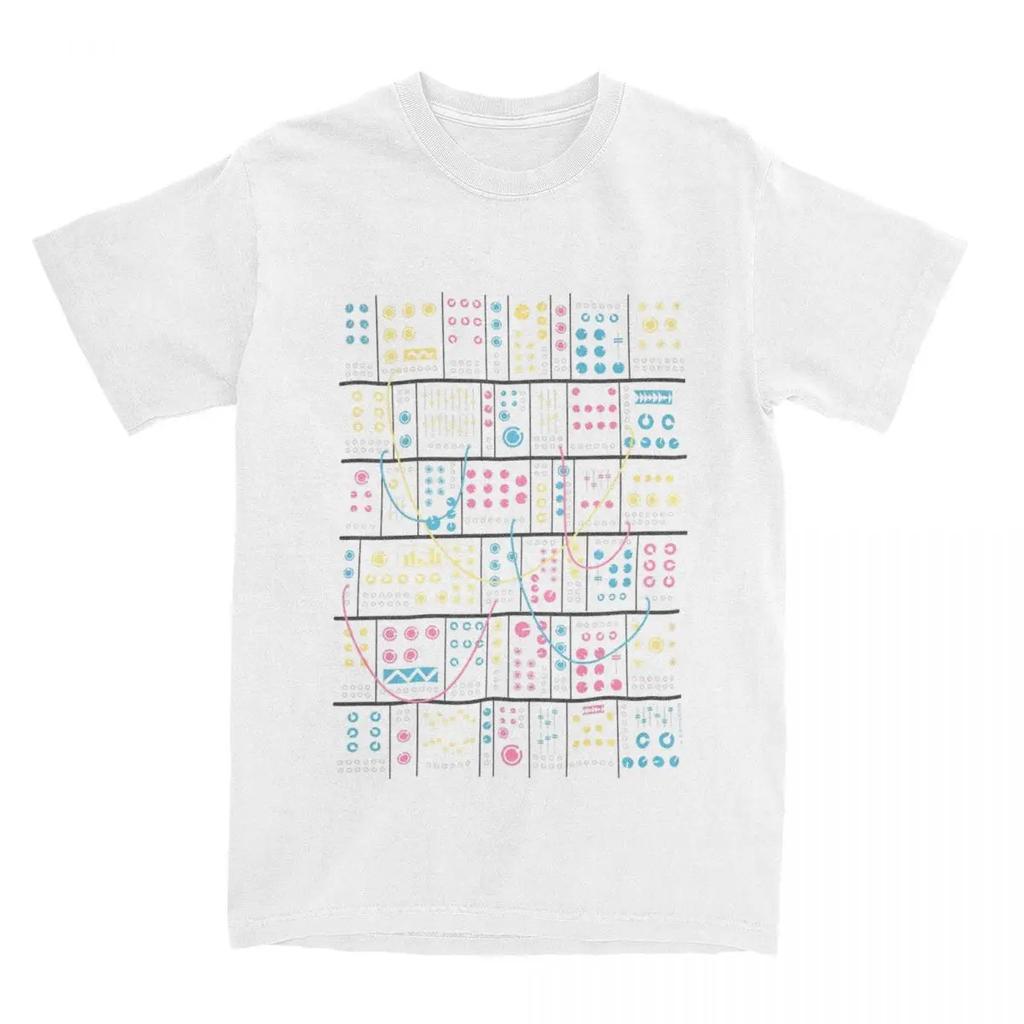 DJ Music Modular Synthesizer for Men Women T Shirt 808 909 606 303 Electronic Synth Player Tee Shirt T-Shirts Summer Clothing