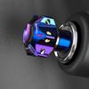 Key Bit Motorcycle Keychain Key Head Cover Decorative Motorcycle Key Head Shell Hexagon Keychain