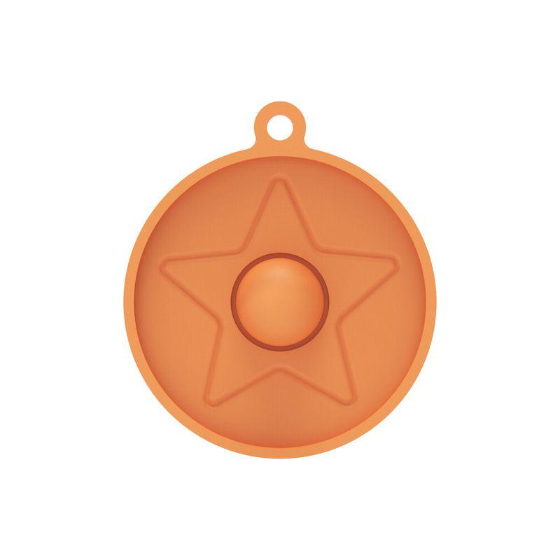 Pop Game Squid It Simple Dimple Popit Push Bubble Keychain Toys Pendant