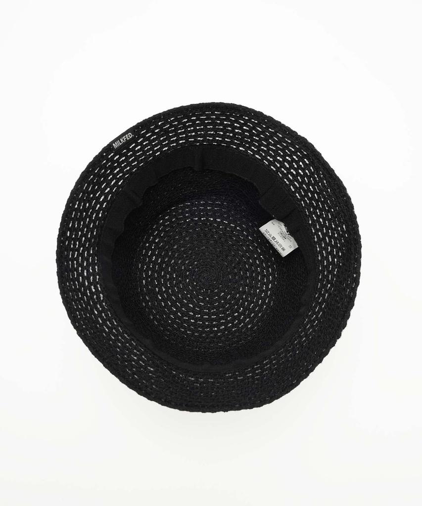 Hat PLANE BLADE HAT BLACK [Milkfed] Women's