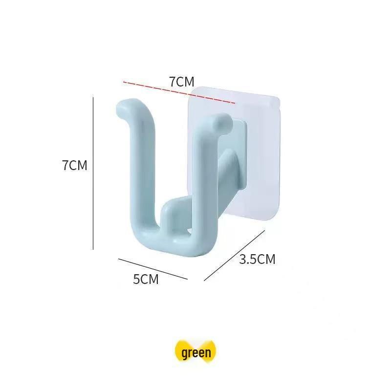 Wall-Mounted Bathroom Slipper Rack - No-Punch Shoe Storage and Drying Hook