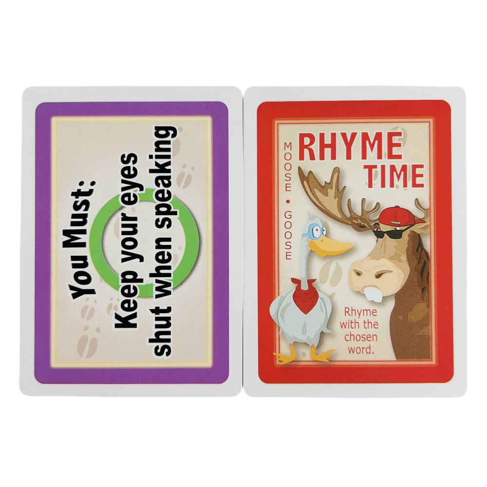 Gioco di Carte Moose Master Gioco di Carte Casual per Feste Gioco di Carte da Tavolo per Feste Folli per Tutte le Età