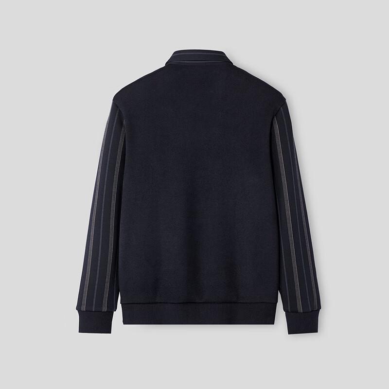 HLA Herren Winter Thermopullover Strickpullover in Faux-Zweiteiler-Optik