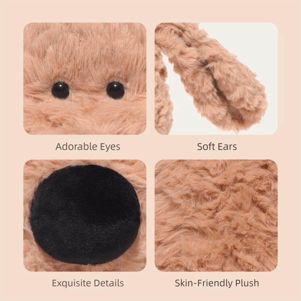 Pets Fluffy Puppy Plush Toy Sleeping Pillow Dog Plush Toy Home Decor Stuffed Dog Doll  Kids Toy