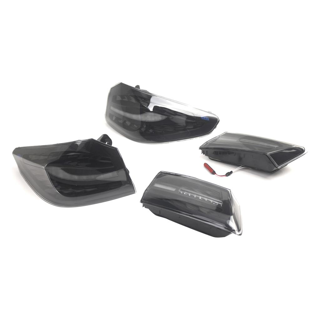 L&R Smoked LED Tail Lights Rear Lamp Assembly For BMW 5 G30 G38 2018-2020