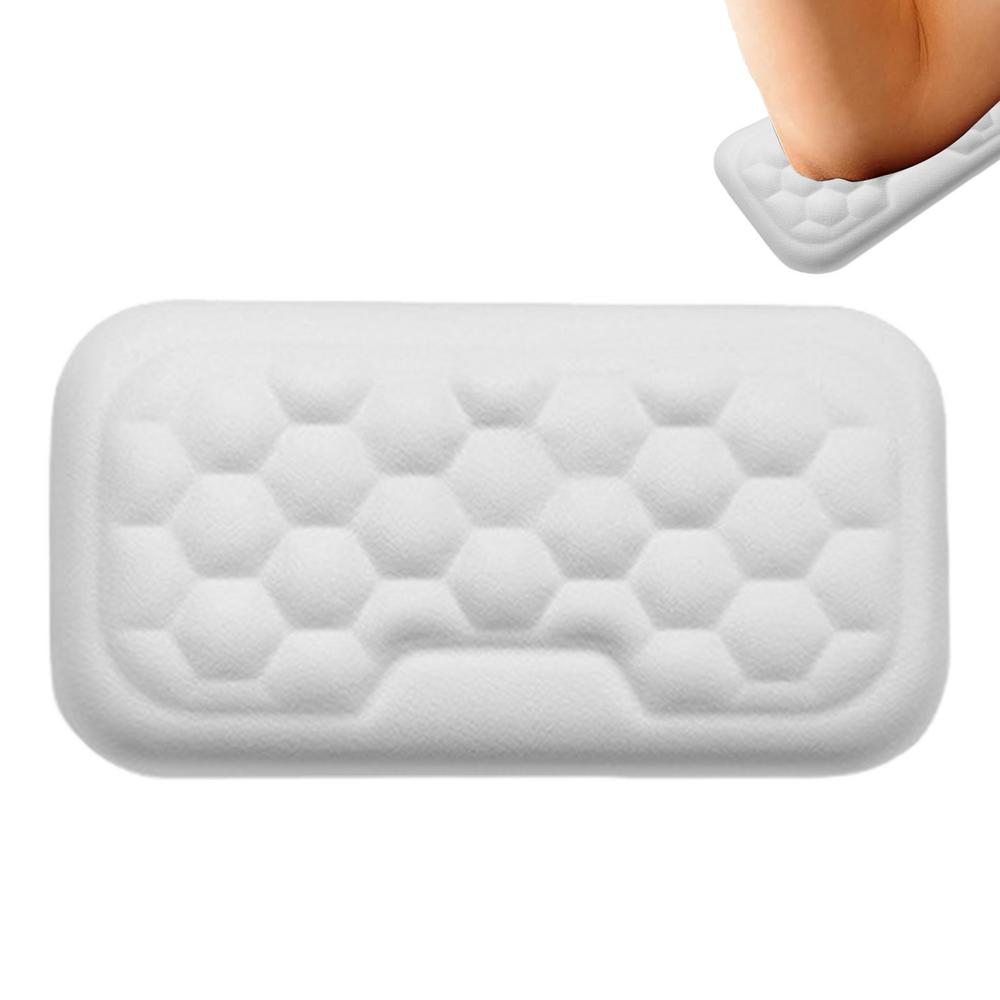 

Подлокотник для автомобиля Подушка для автомобильного подлокотника Нескользящий комфортный подлокотник Коврик для салона Аксессуары для салона автомобиля Чехол для внедорожника белый