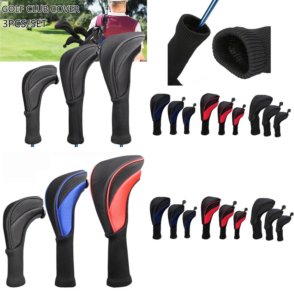 Durable And Lightweight Long Neck Golf Club Head Covers Set) For Ultimate Protection