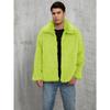 European and American men's lapel short imitation fur jacket thermal jacket plush coat