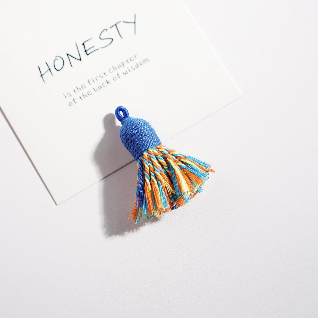 Handwoven Colorful Tassel Keychain & Phone Charm - DIY Jewelry Accessory