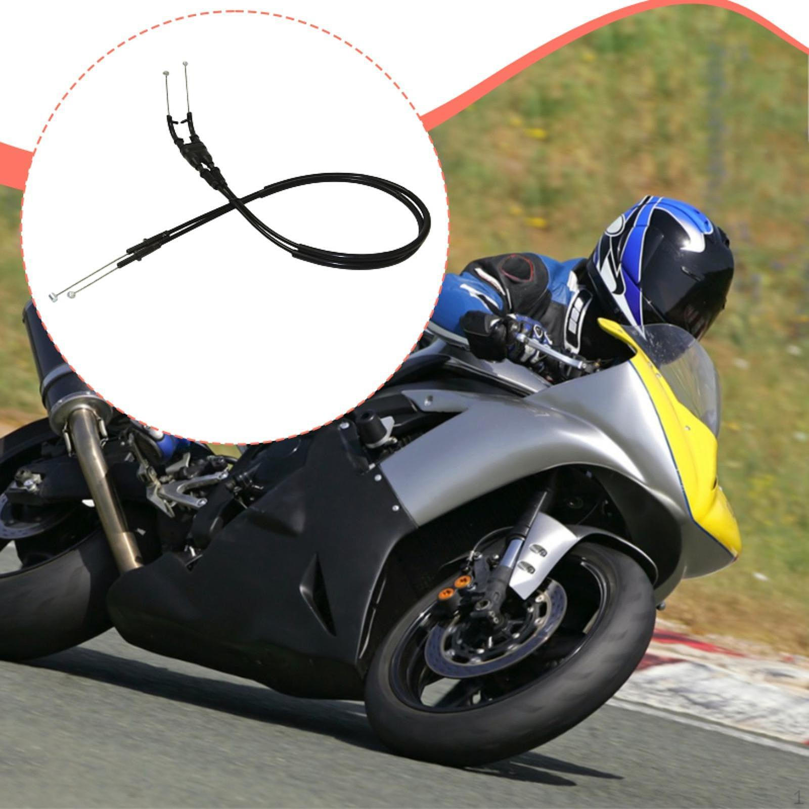 Motorcycle Throttle Cable Accessories Portable Premium Easy to Install High Performance Practical чёрный