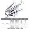 Mirror Surface Artificial Hard Fish Lure 10g-80g Spoon Spinner Bait Metal Jig Bait  White Tip