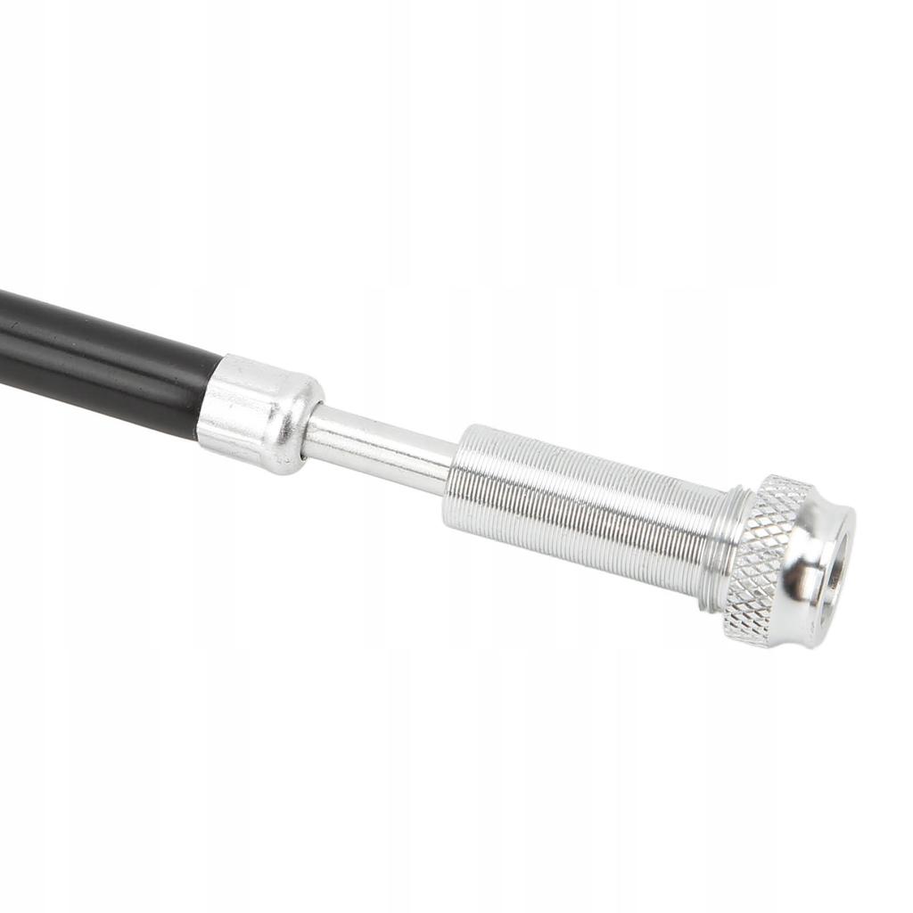 Shrader Presta tire pump with hose, aluminum bottle mount