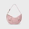 [Matinkim] Fabric Arc Hobo Bag In Light Pink