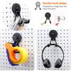 2pcs Strong Garage Magnetic Hooks Storage Hooks  for Indoor and Outdoor Hanging