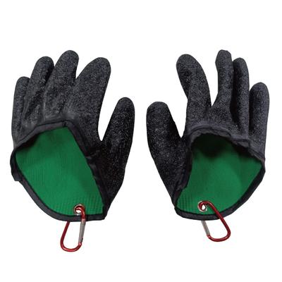 Saki & Masa [Fishing Gloves] Fish Catch with Magnetic Holder Left and Right Set Gray