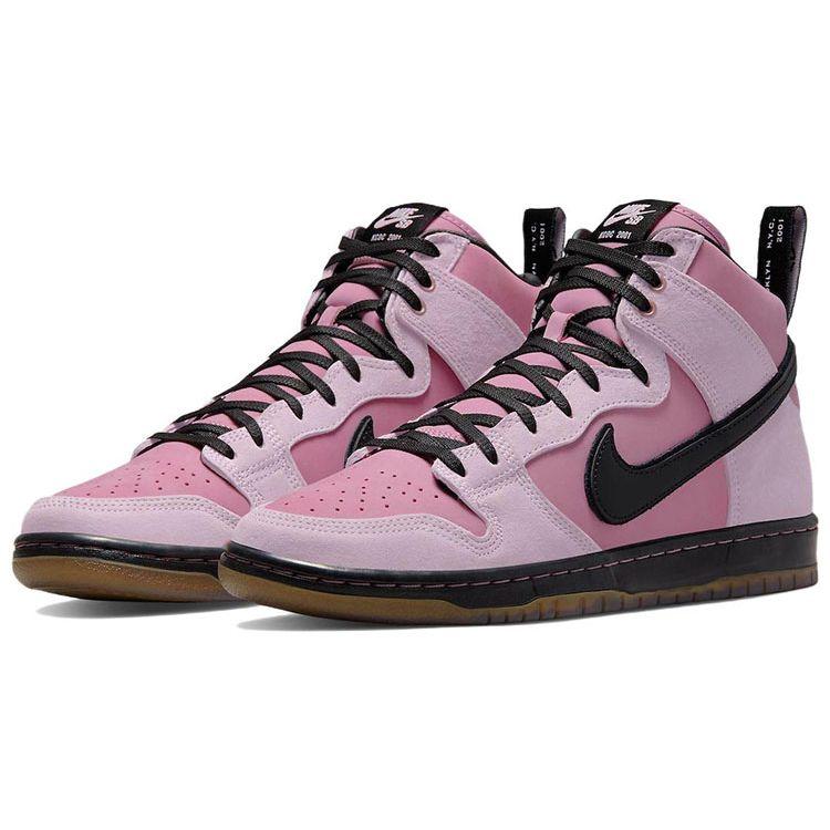 KCDC x Nike Dunk High SB 20th Anniversary Unisex Sneakers Pink Elemental-Pink Black DH7742-600